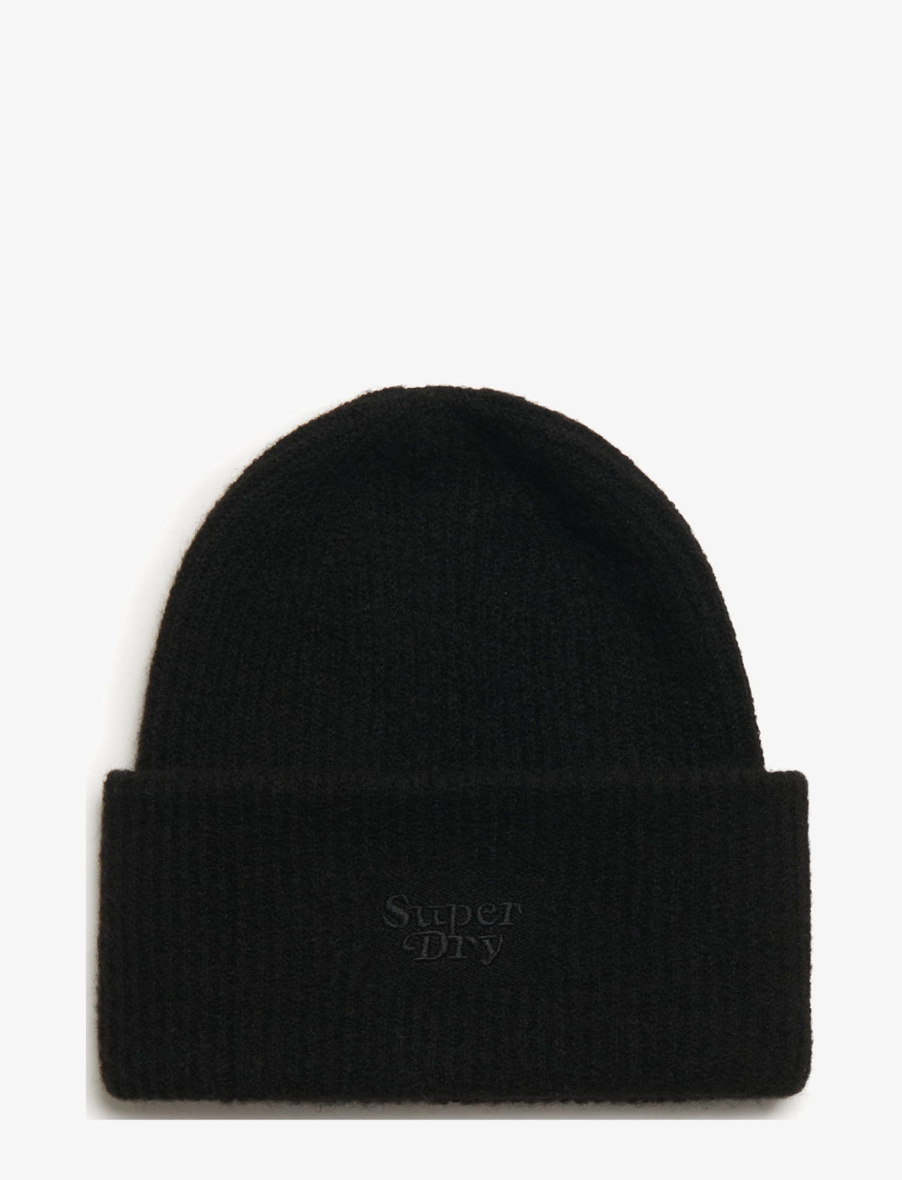Superdry - SOFT RIB KNIT BEANIE HAT - black - 2