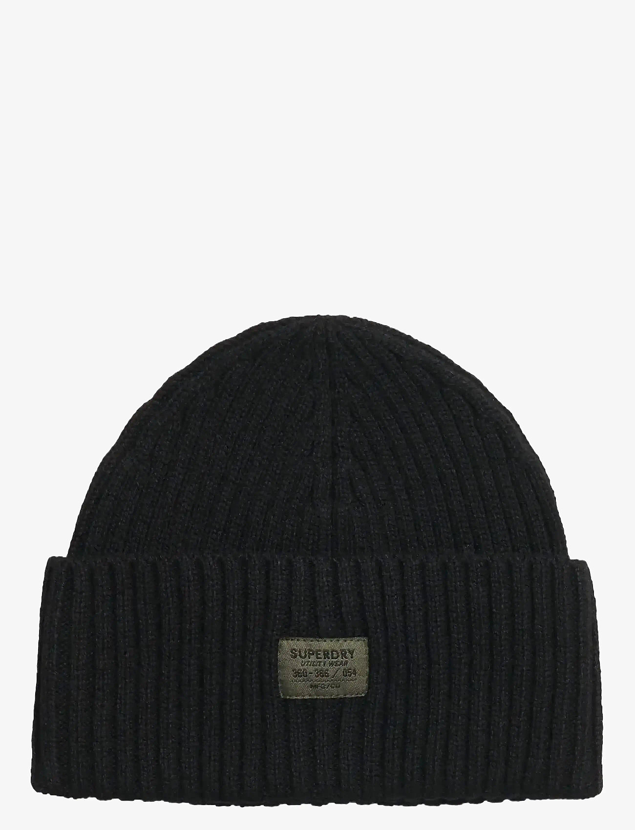 Superdry - WORKWEAR KNITTED BEANIE HAT - kollektioner - black - 0
