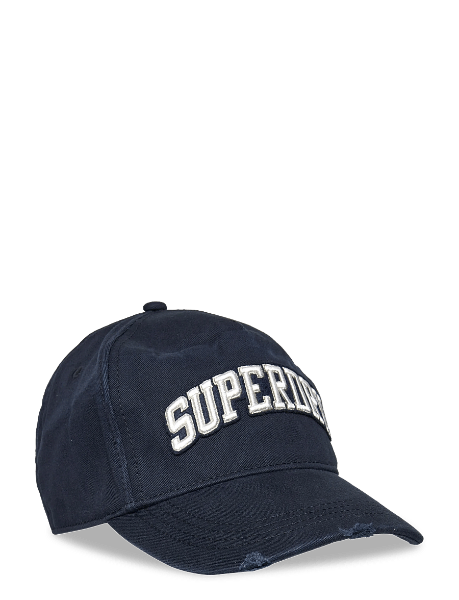 Superdry - VARSITY LOGO TRUCKER CAP - kepsar - deep navy/ecru - 1