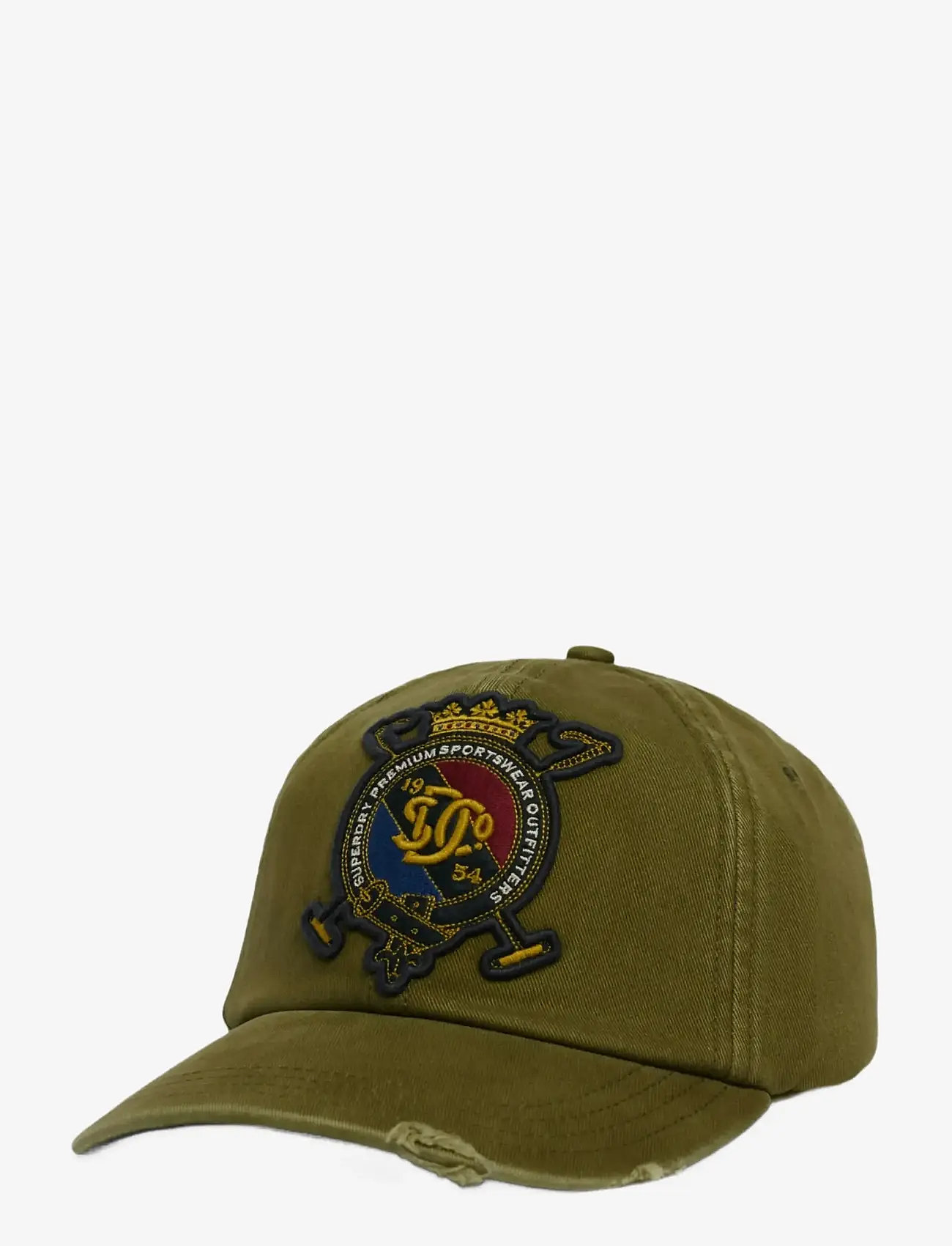 Superdry - VINTAGE CREST BASEBALL CAP - nokamütsid - olive branch green - 0