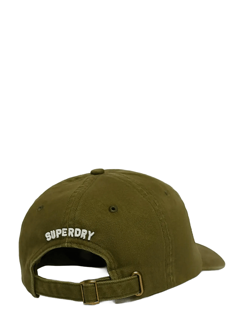 Superdry - VINTAGE CREST BASEBALL CAP - caps - olive branch green - 1