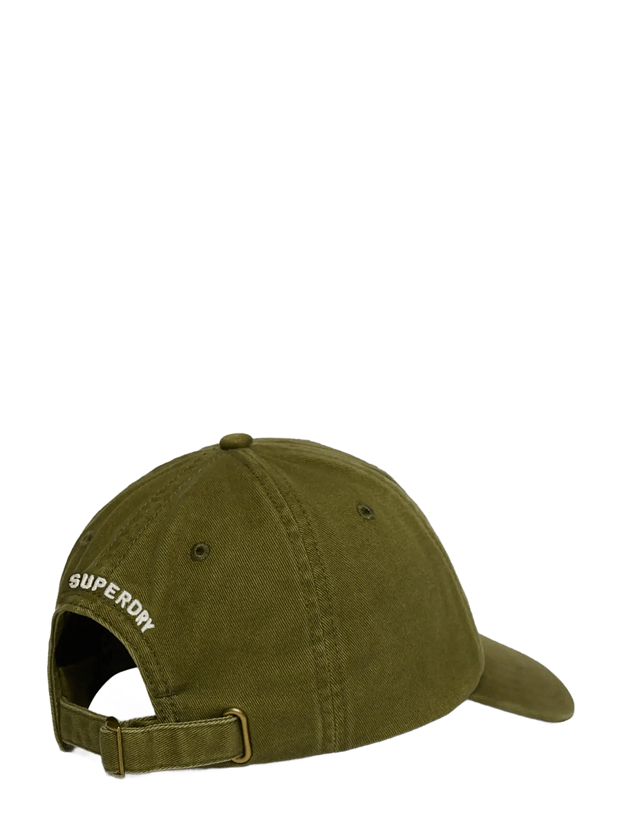 Superdry - VINTAGE CREST BASEBALL CAP - caps - olive branch green - 1