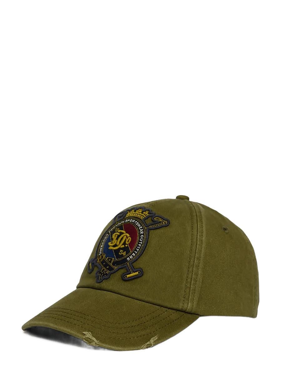 Superdry - VINTAGE CREST BASEBALL CAP - caps - olive branch green - 2