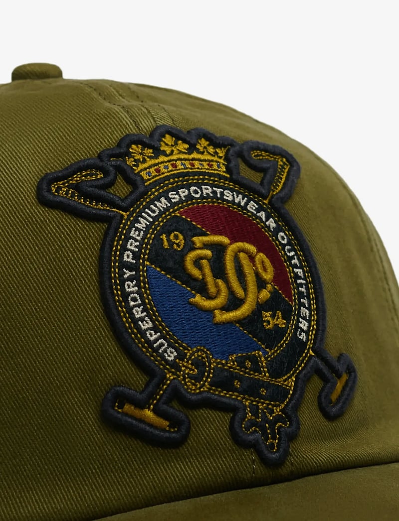 Superdry - VINTAGE CREST BASEBALL CAP - caps - olive branch green - 2