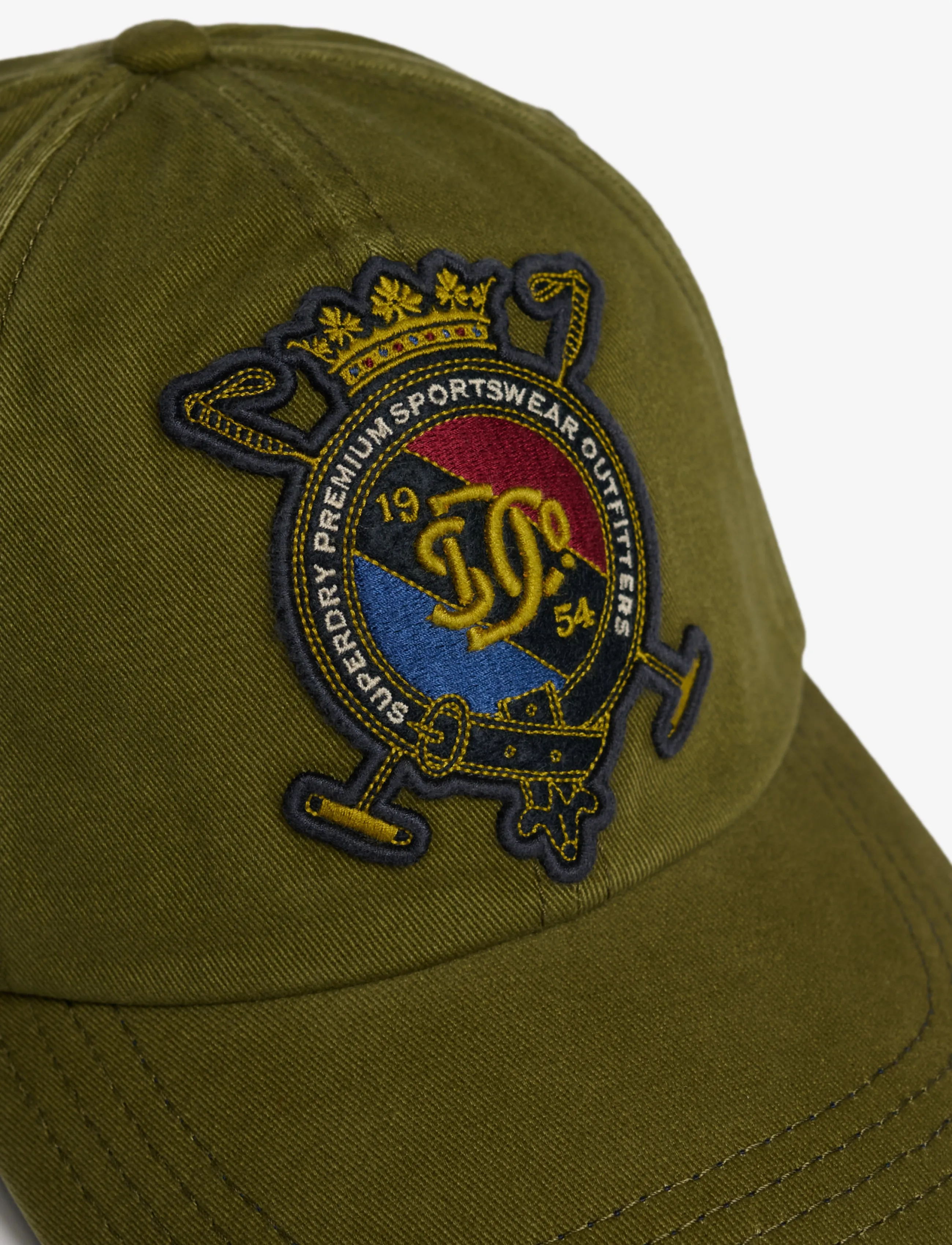 Superdry - VINTAGE CREST BASEBALL CAP - lowest prices - olive branch green - 3