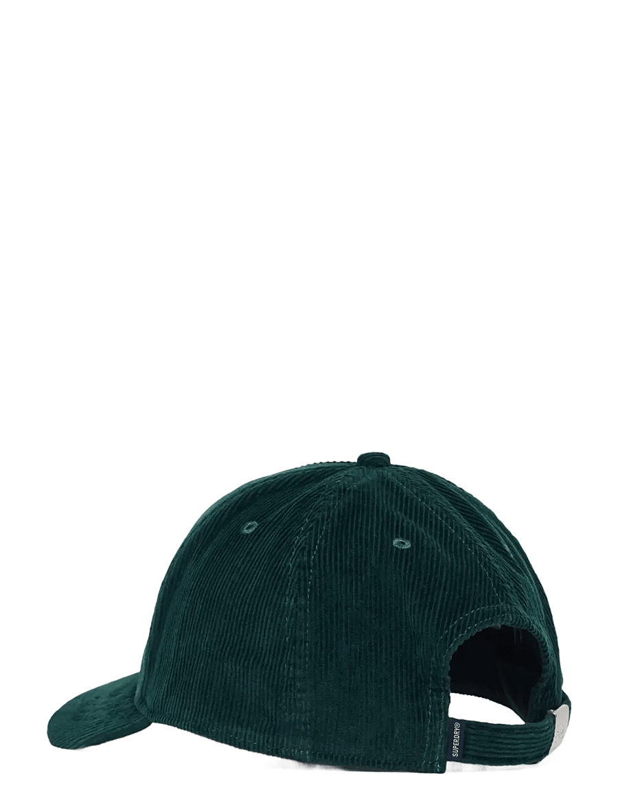 Superdry - ATH ESSENTIALS TEXTURED CAP - caps - enamel green cord - 3