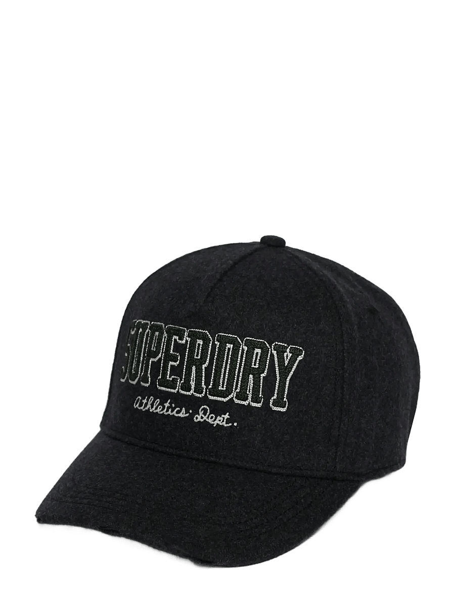 Superdry - ATH ESSENTIALS TEXTURED CAP - caps - melton charcoal marl - 2