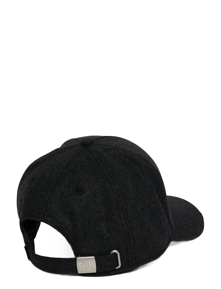 Superdry - ATH ESSENTIALS TEXTURED CAP - caps - melton charcoal marl - 3