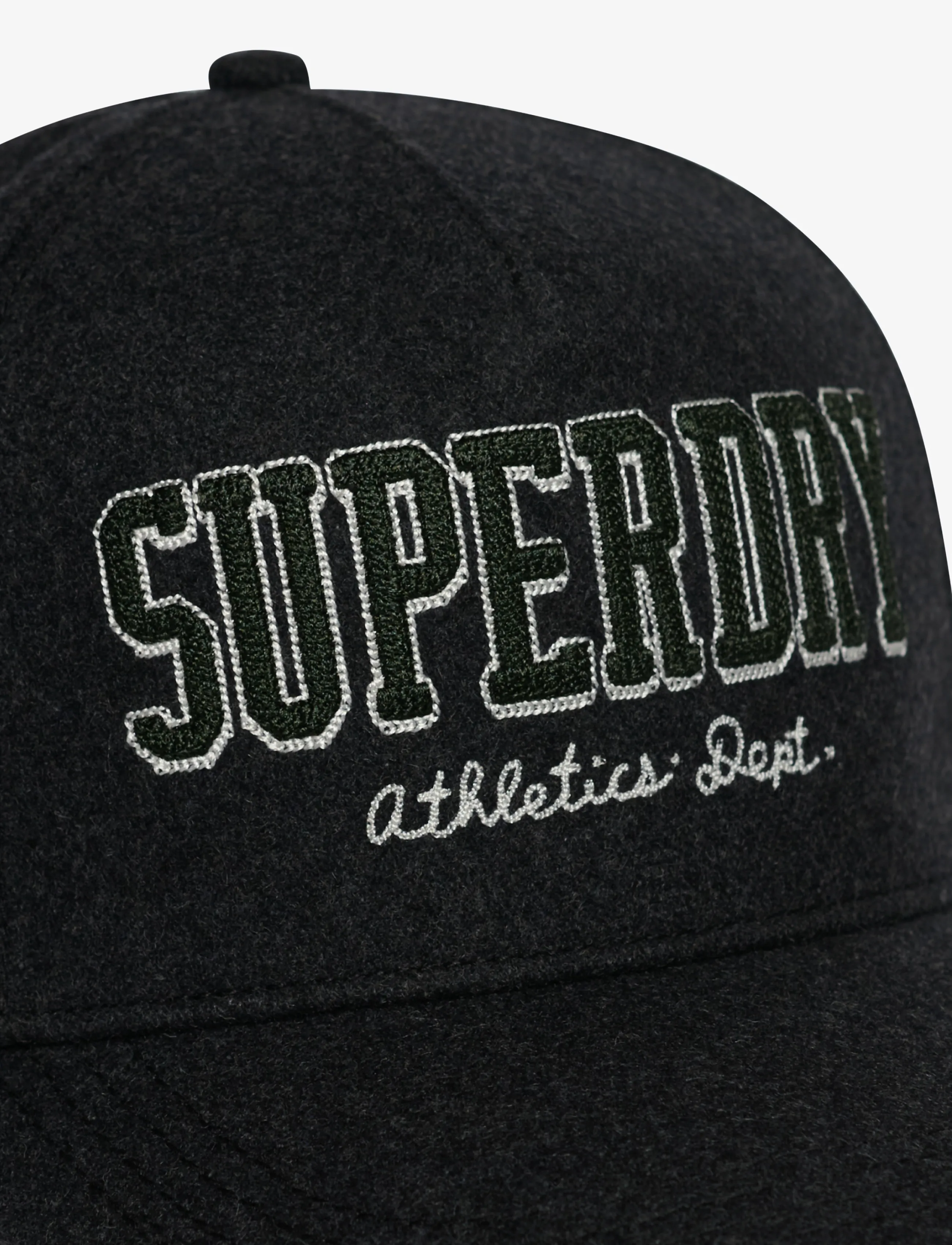 Superdry - ATH ESSENTIALS TEXTURED CAP - caps - melton charcoal marl - 4