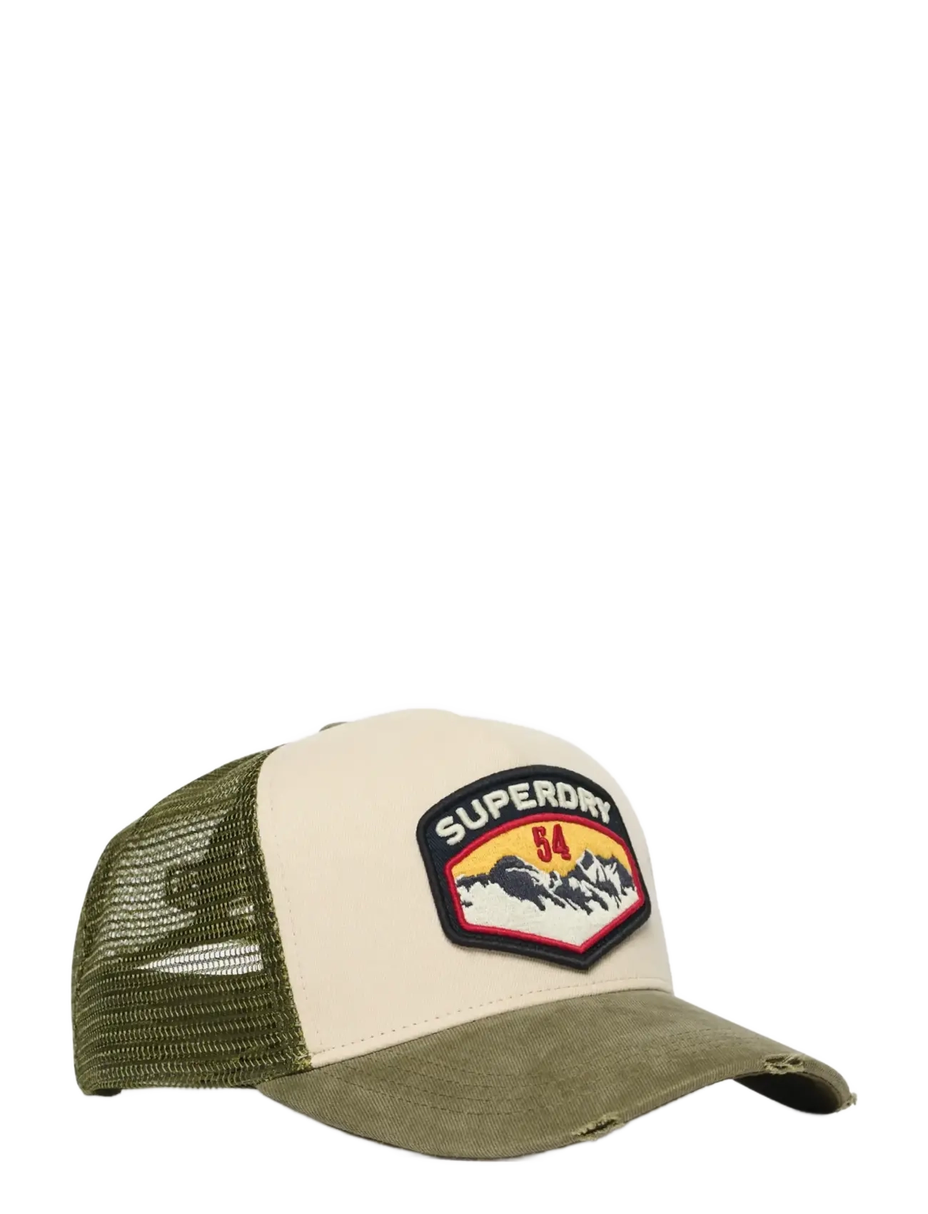 Superdry HERITAGE MESH TRUCKER CAP - New arrivals - VINTAGED KHAKI / khaki/green