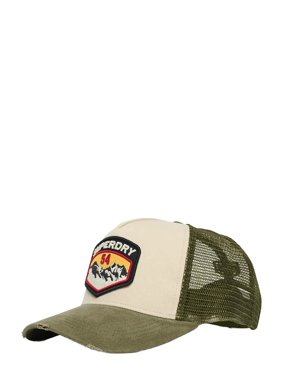 Superdry - HERITAGE MESH TRUCKER CAP - vintaged khaki - 2