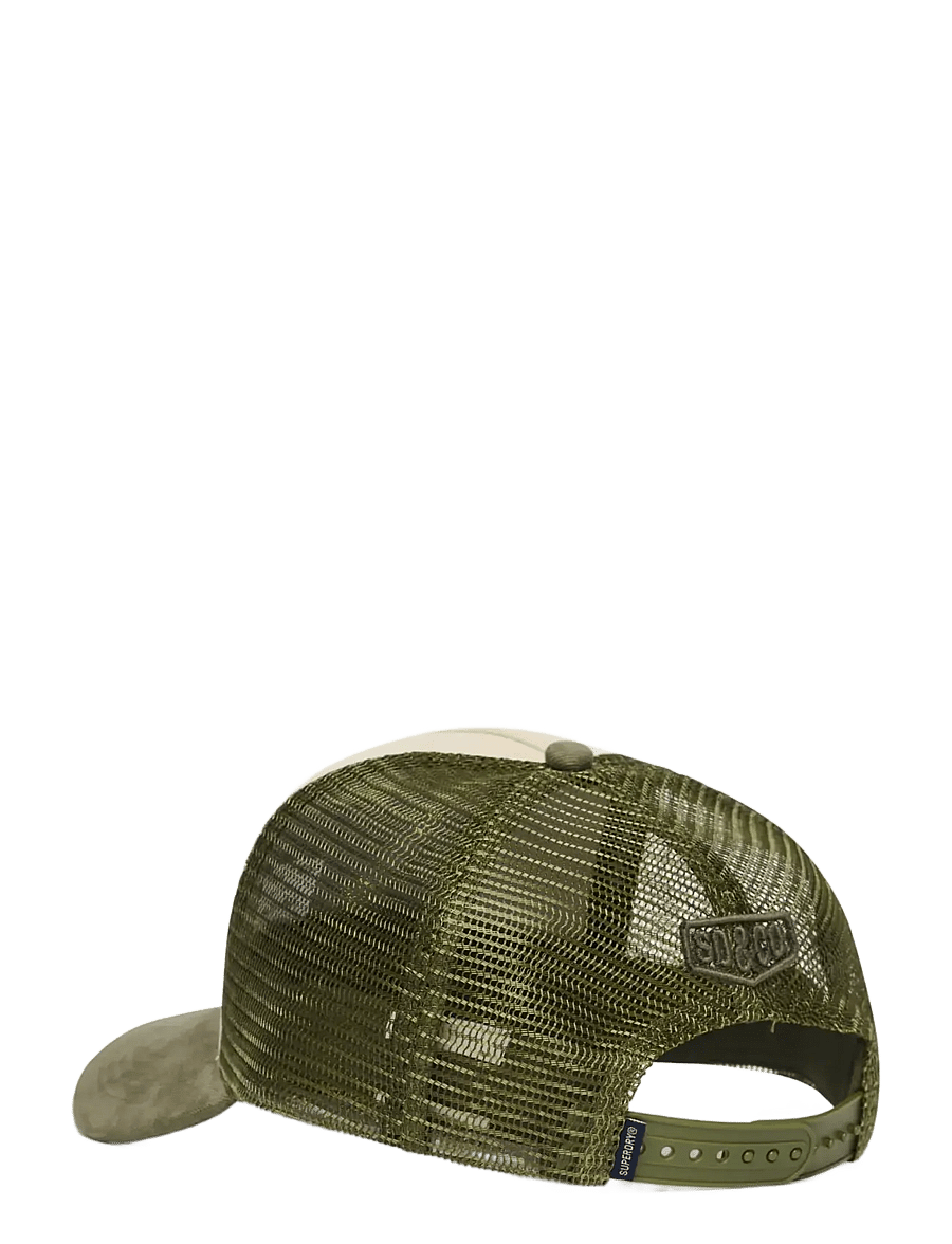Superdry - HERITAGE MESH TRUCKER CAP - vintaged khaki - 3