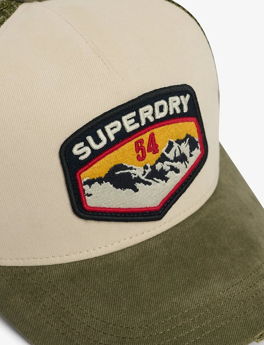 Superdry - HERITAGE MESH TRUCKER CAP - vintaged khaki - 4