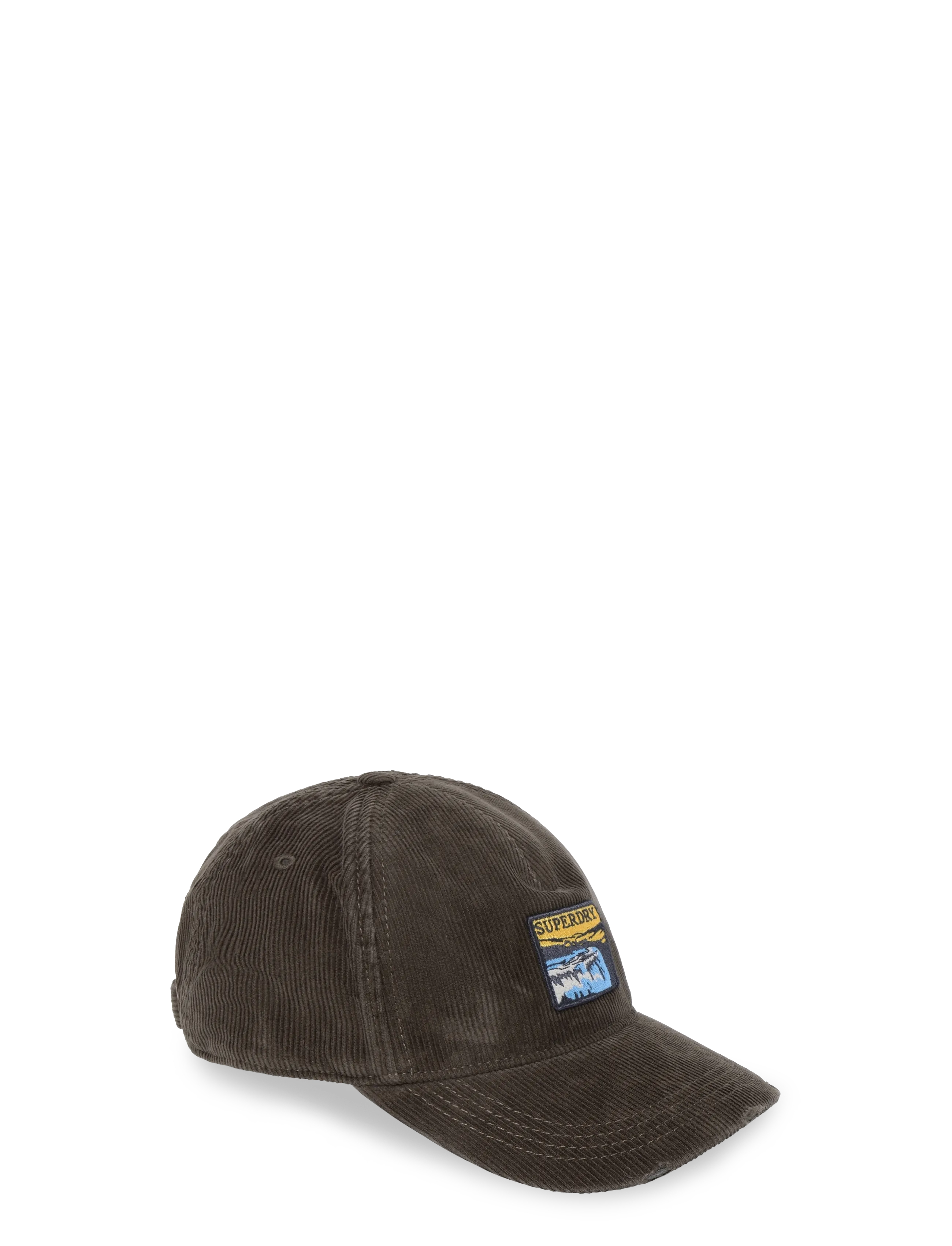 Superdry GRAPHIC CORD TRUCKER CAP - Accessoires - DARK BROWN CORD / brown