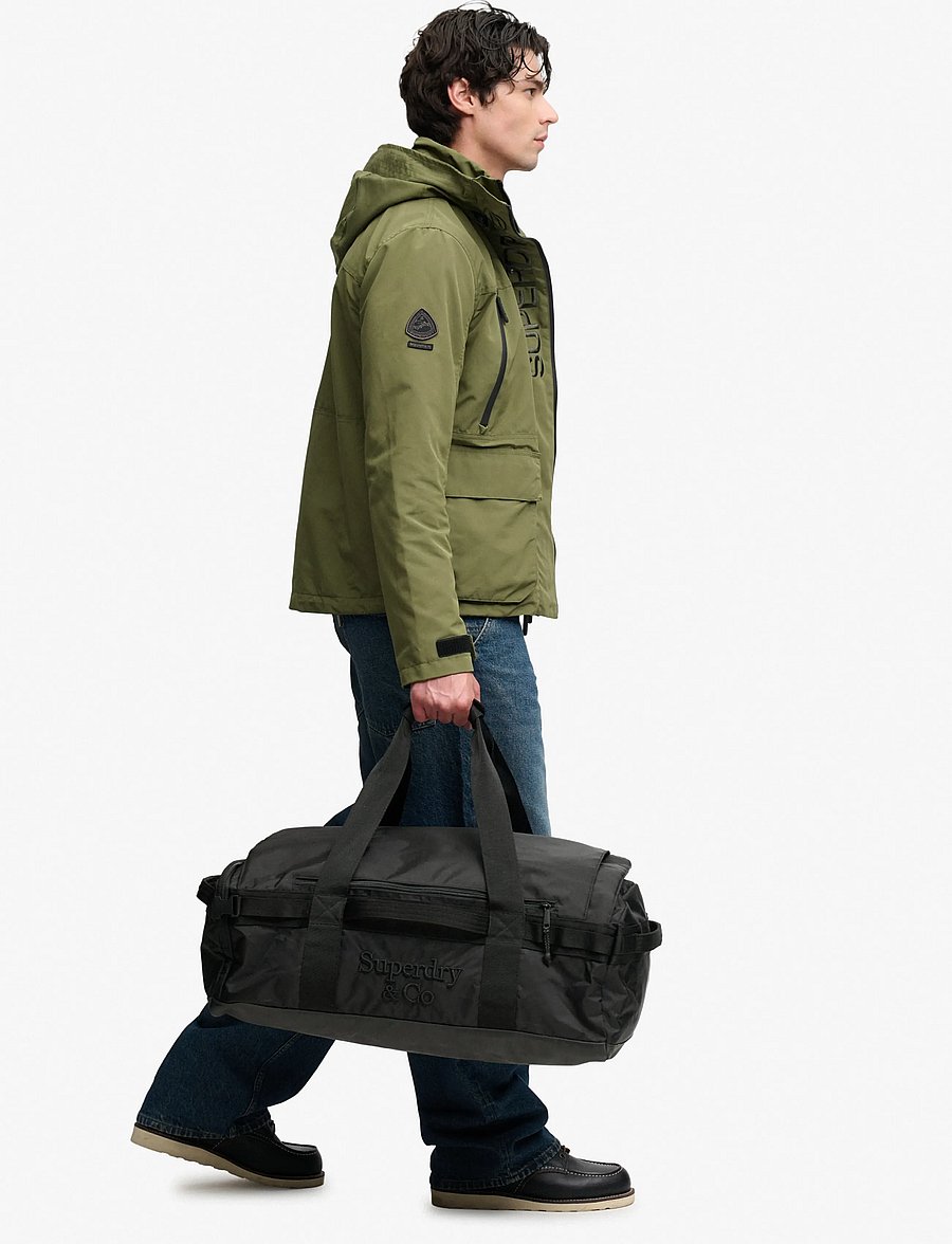 Superdry - OUTDOOR WEEKENDER BAG - training bags - black - 0