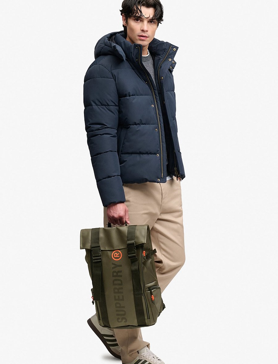 Superdry - TARP ROLL TOP RUCKSACK - osta olukorra järgi - surplus goods olive green - 0