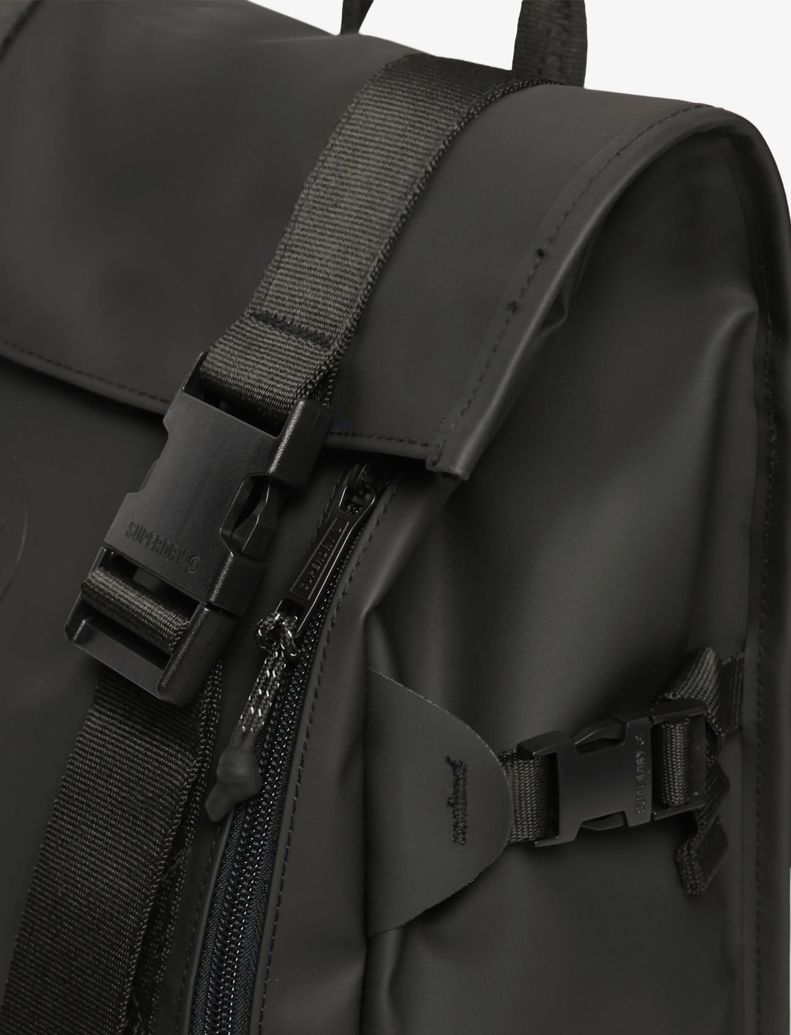 Superdry - TARP ROLL TOP RUCKSACK - shop by occasion - black/black - 5