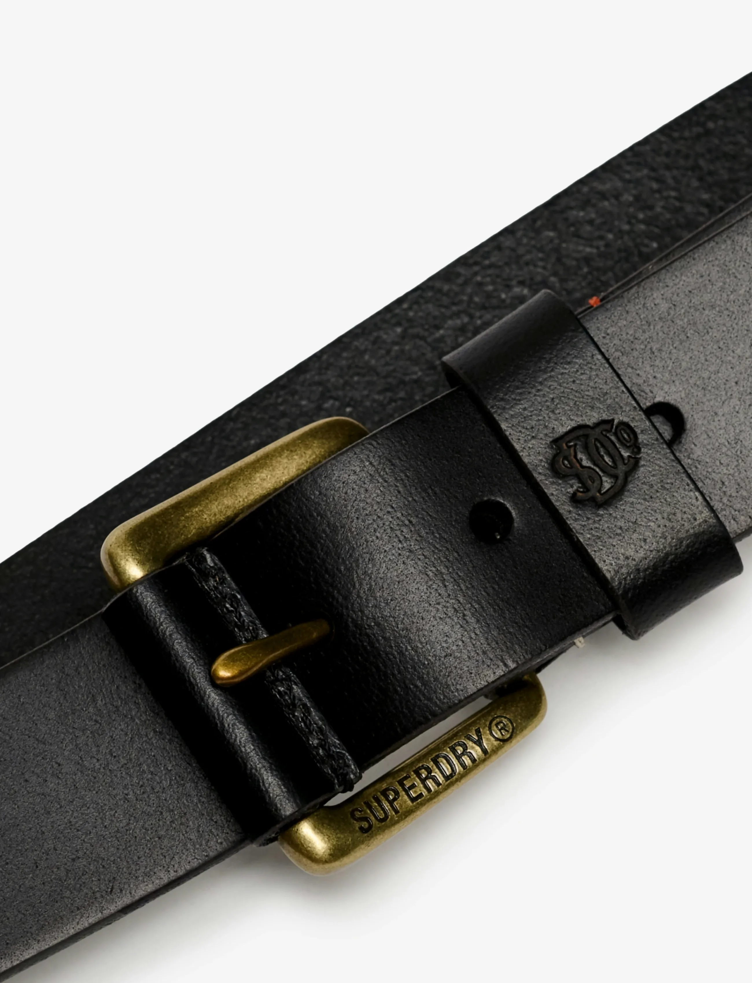 Superdry - CLASSIC LEATHER BELT - klassische gürtel - black - 3