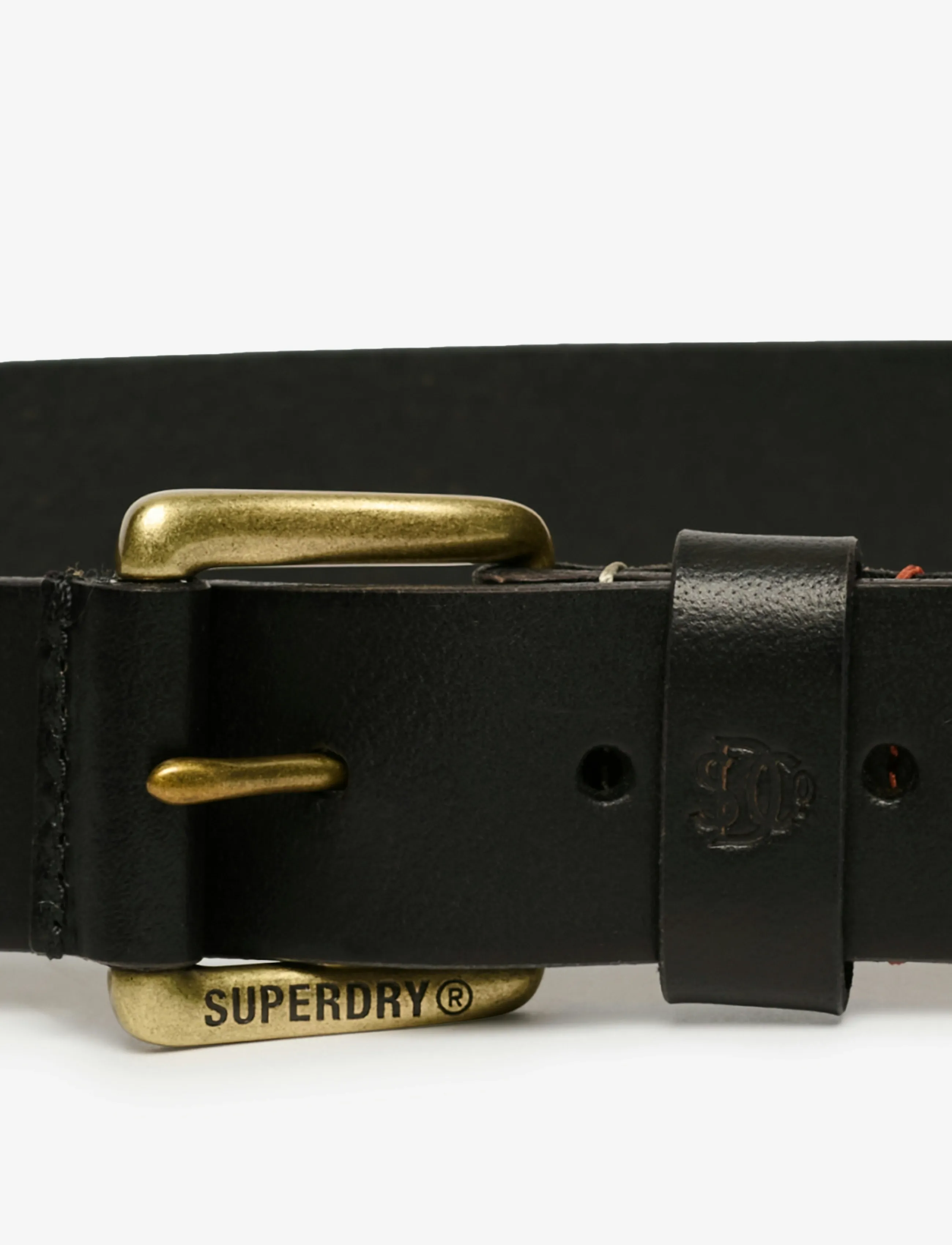 Superdry - CLASSIC LEATHER BELT - klassische gürtel - black - 4