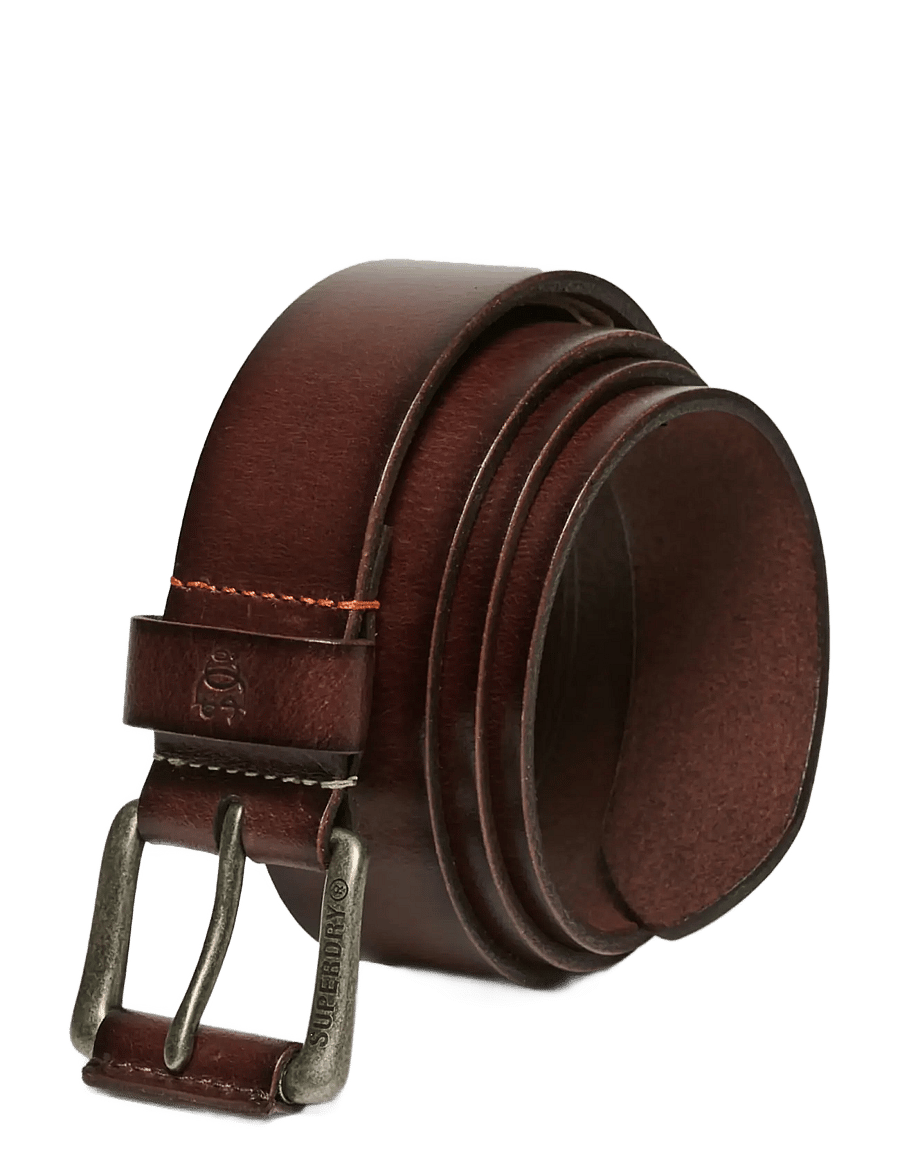Superdry - CLASSIC LEATHER BELT - klassiska skärp - brown - 0