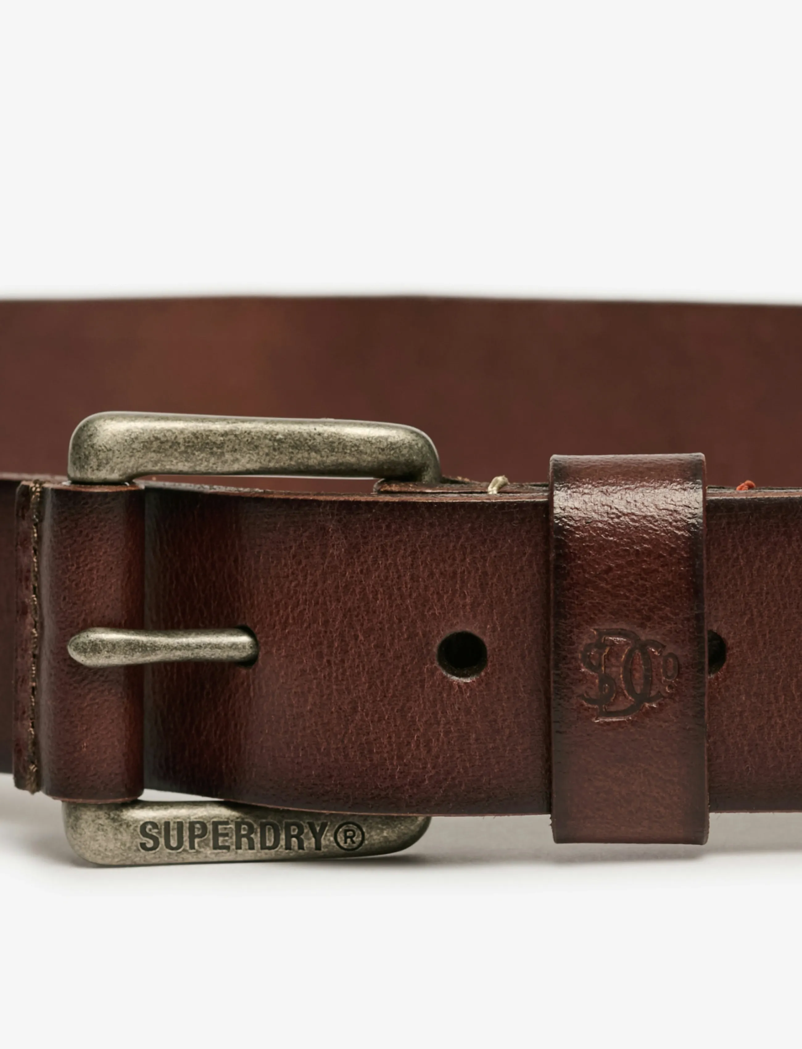 Superdry - CLASSIC LEATHER BELT - klassiska skärp - brown - 2