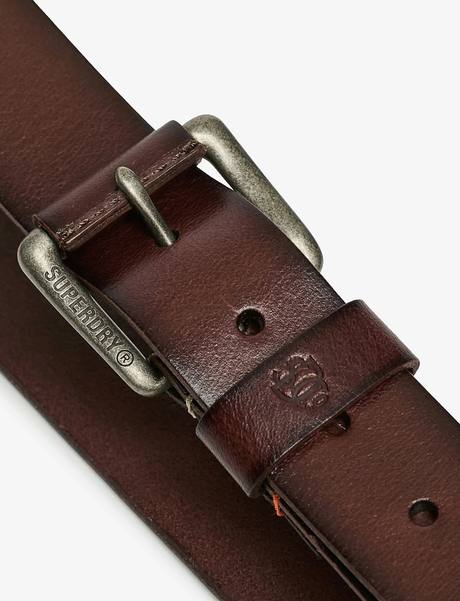 Superdry - CLASSIC LEATHER BELT - klassiska skärp - brown - 3