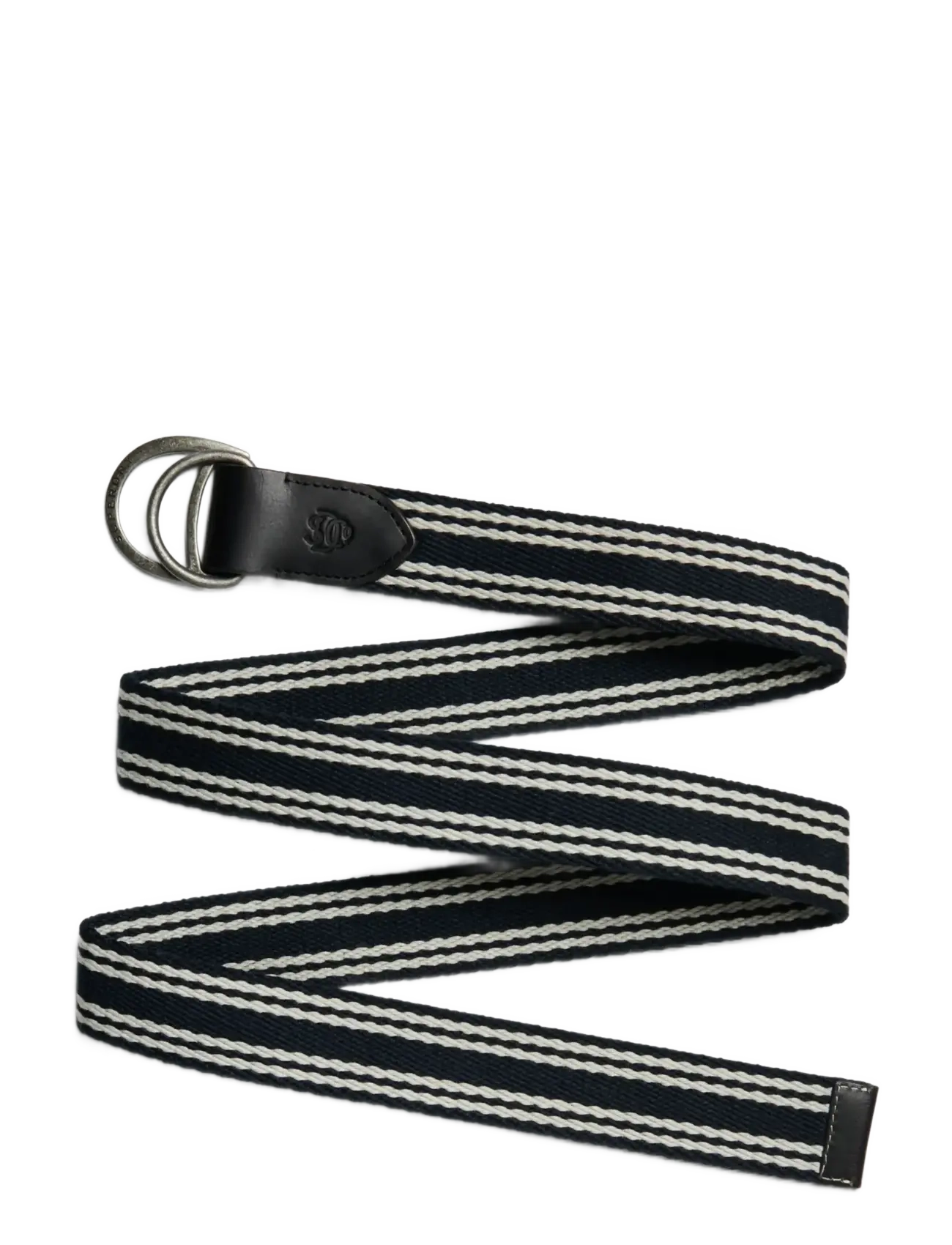 Superdry - HERITAGE STRIPE WEBBING BELT - klassische gürtel - navy/cream stripe - 1
