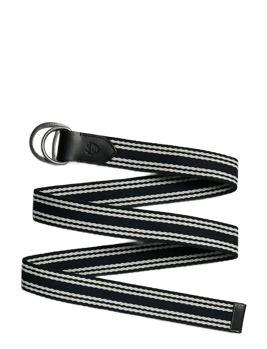 Superdry - HERITAGE STRIPE WEBBING BELT - klassische gürtel - navy/cream stripe - 1