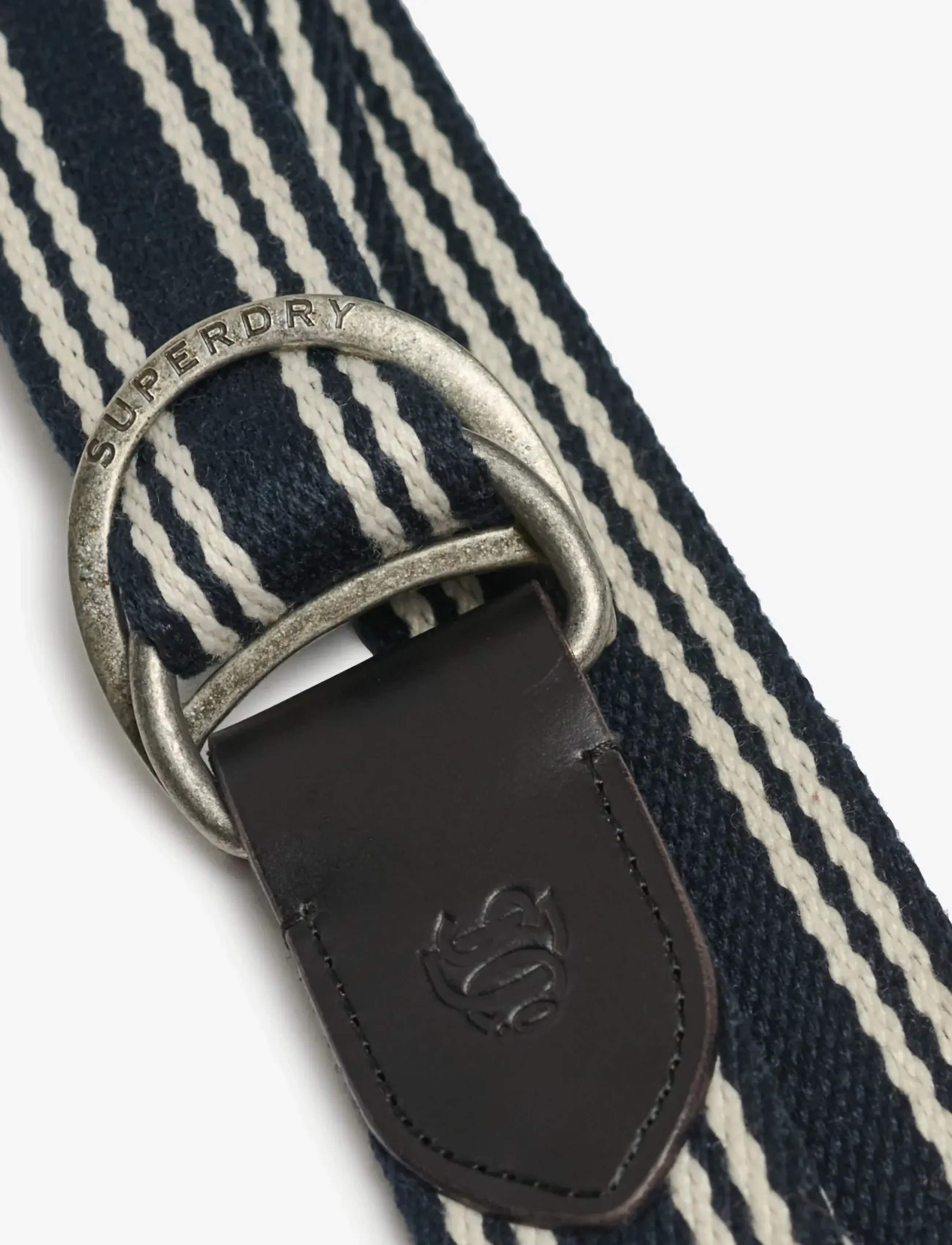 Superdry - HERITAGE STRIPE WEBBING BELT - klassische gürtel - navy/cream stripe - 2