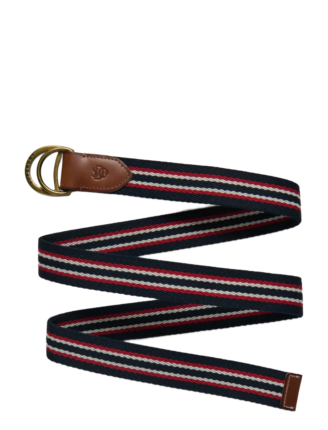 Superdry - HERITAGE STRIPE WEBBING BELT - klassiske bælter - navy red stripe - 2