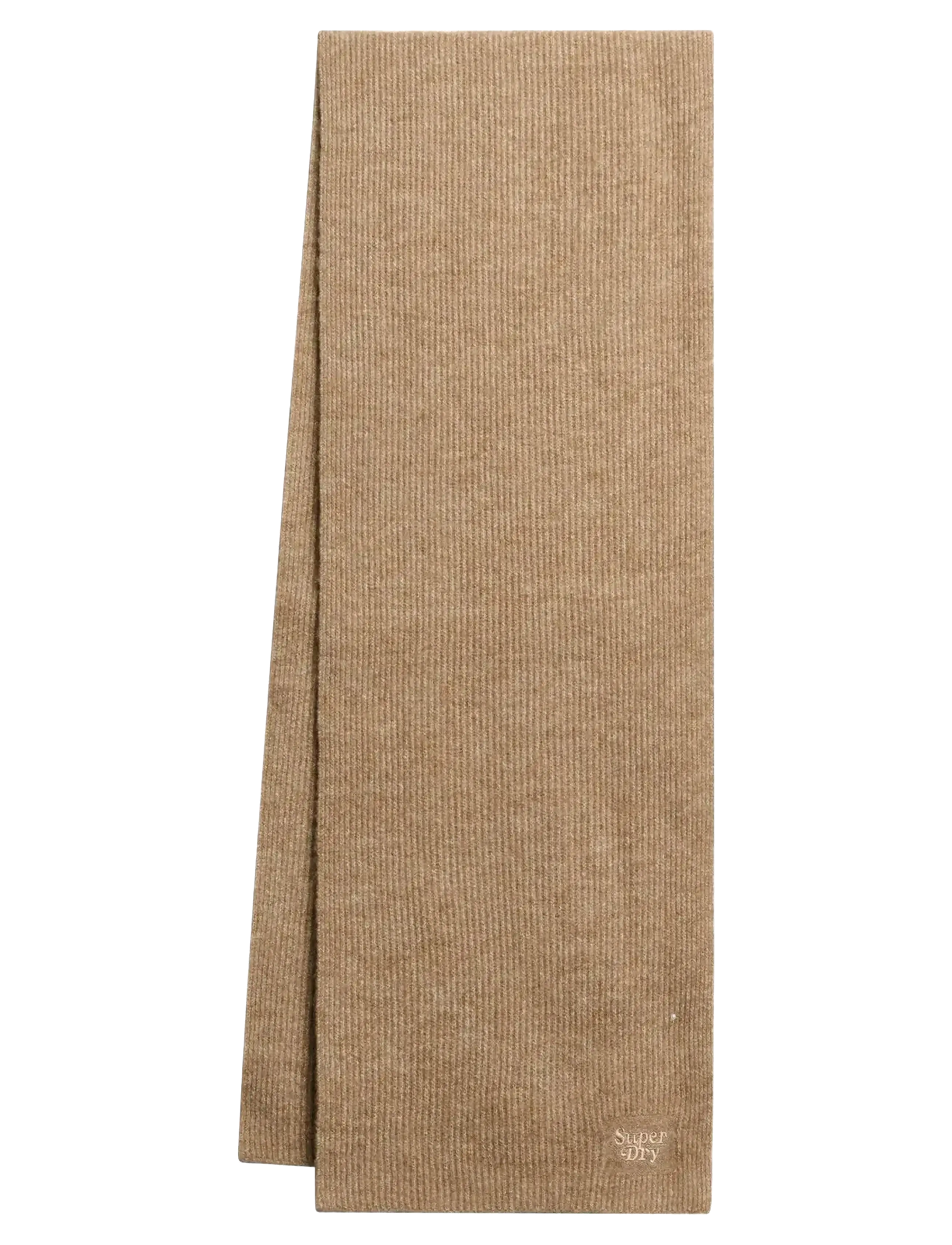 Superdry SOFT RIB KNIT SCARF - Transitional Layering - TOASTED COCONUT BROWN / beige