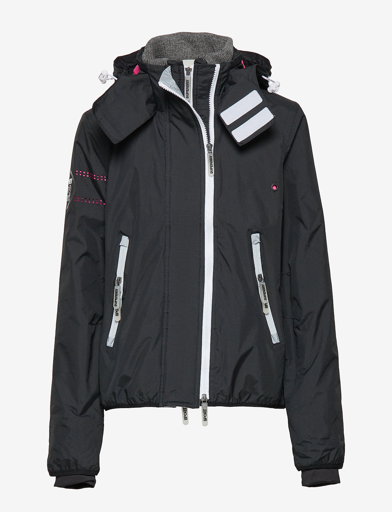 Superdry - SPORT WINTERSPRINTER - black/punk pink - 1