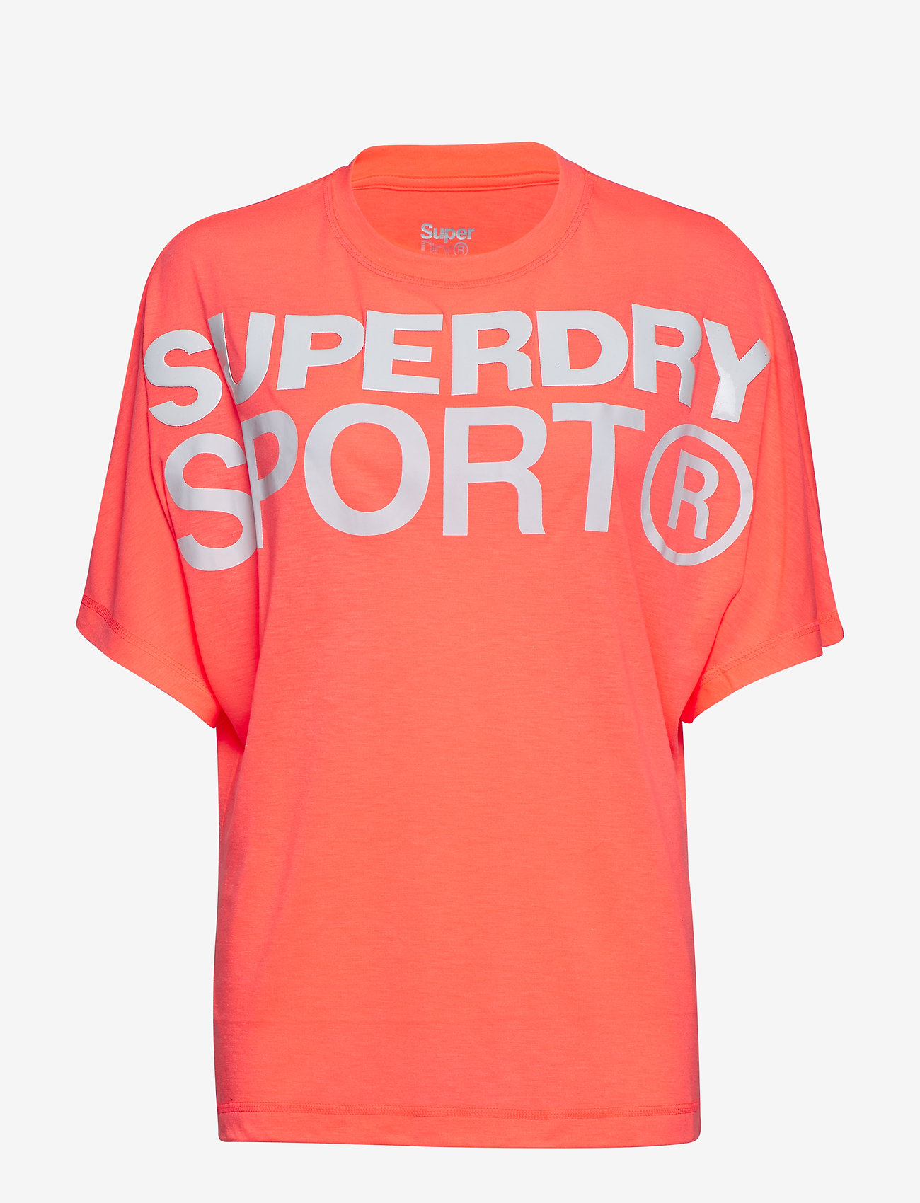 Superdry - ACTIVE LOOSE BF TEE - pastel coral - 0