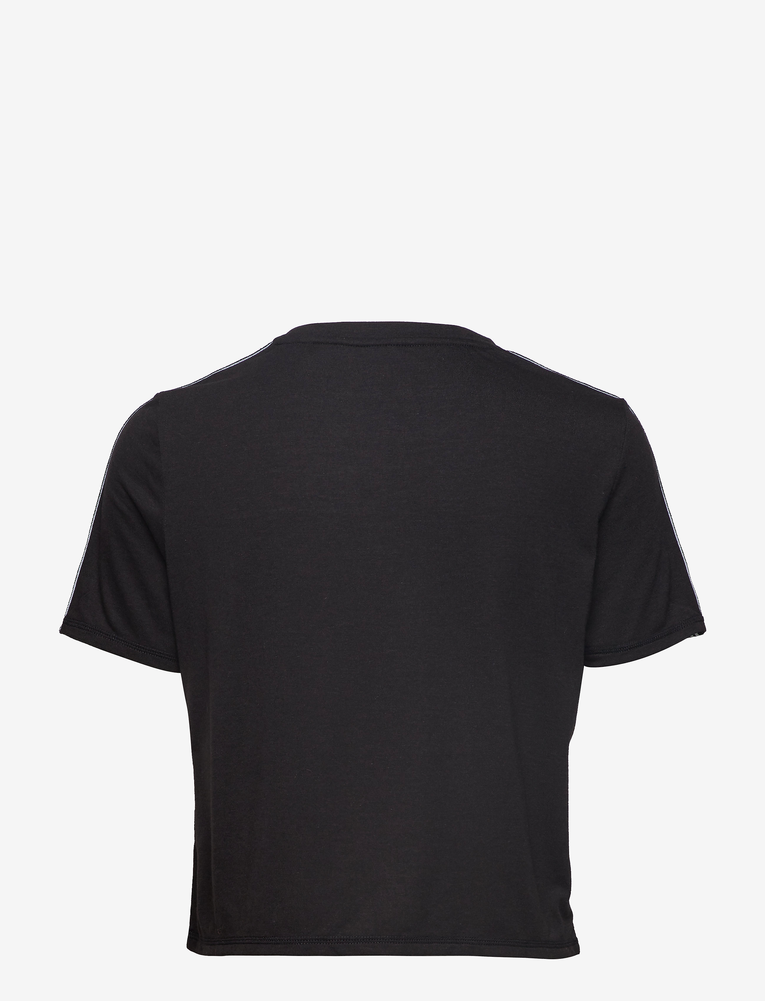Superdry - CORE CROP BRANDED TEE - black - 1