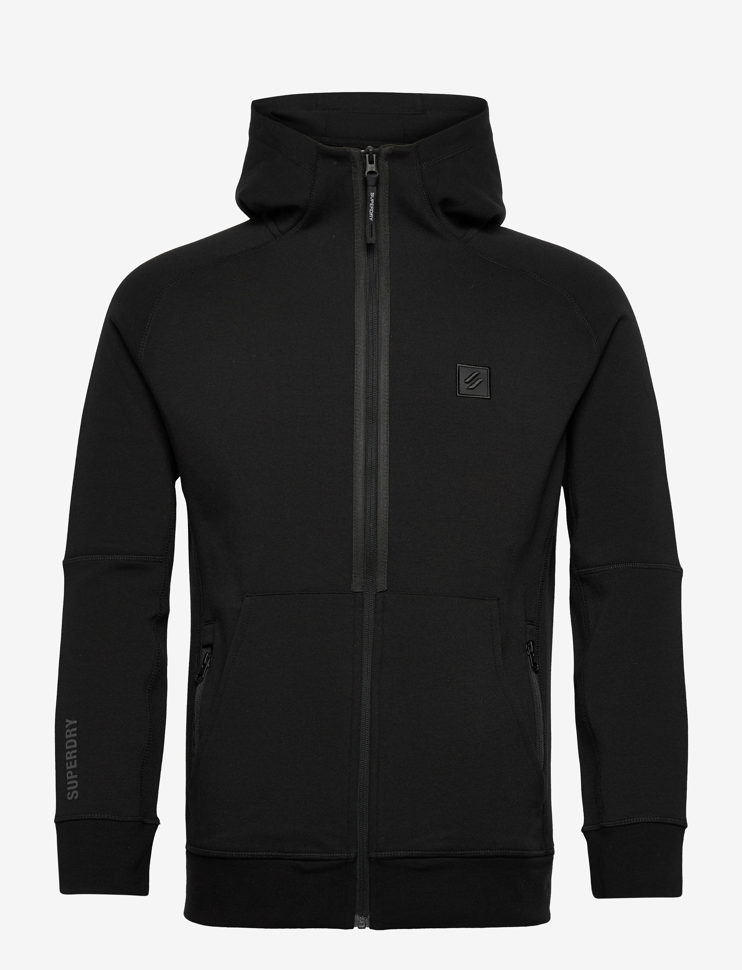 CODE TECH ZIP HOOD - BLACK