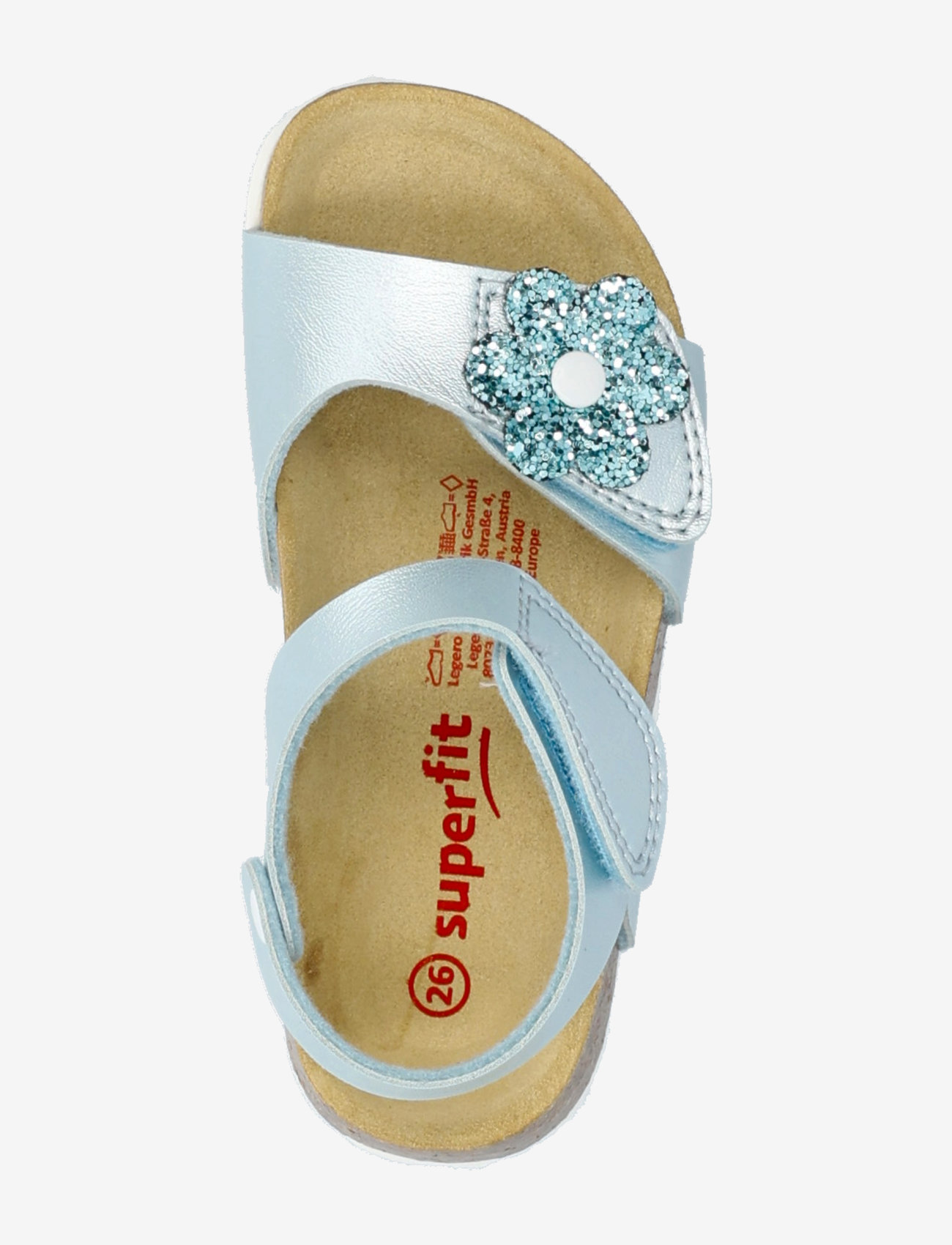 Superfit - FUSSBETTPANTOFFEL - sandaalid - lightblue - 3