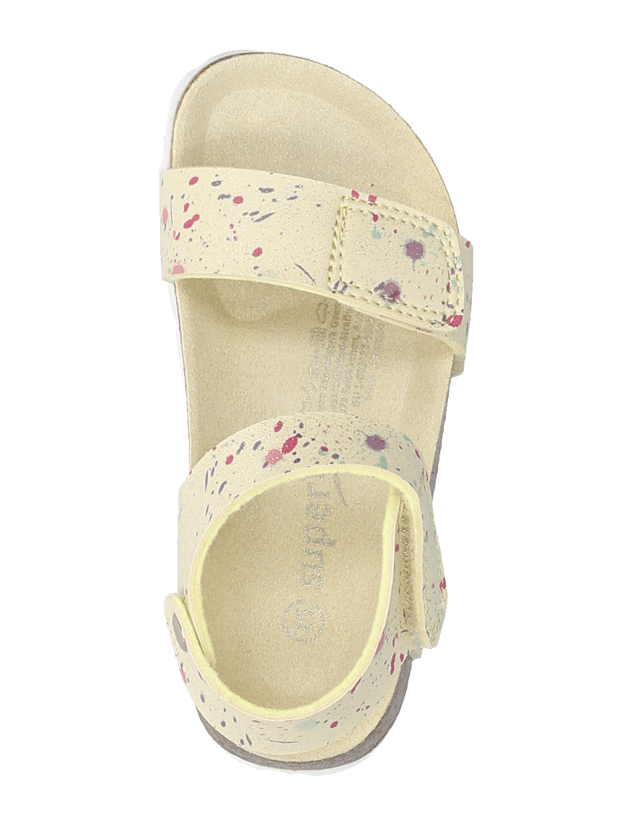 Superfit - FUSSBETTPANTOFFEL - sandaler - yellow - 3