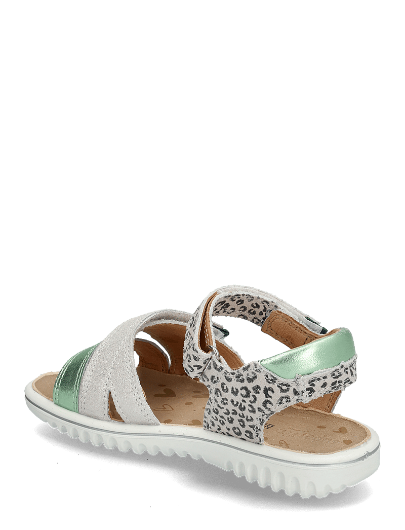Superfit - SPARKLE - sandals - white/lightgreen - 2