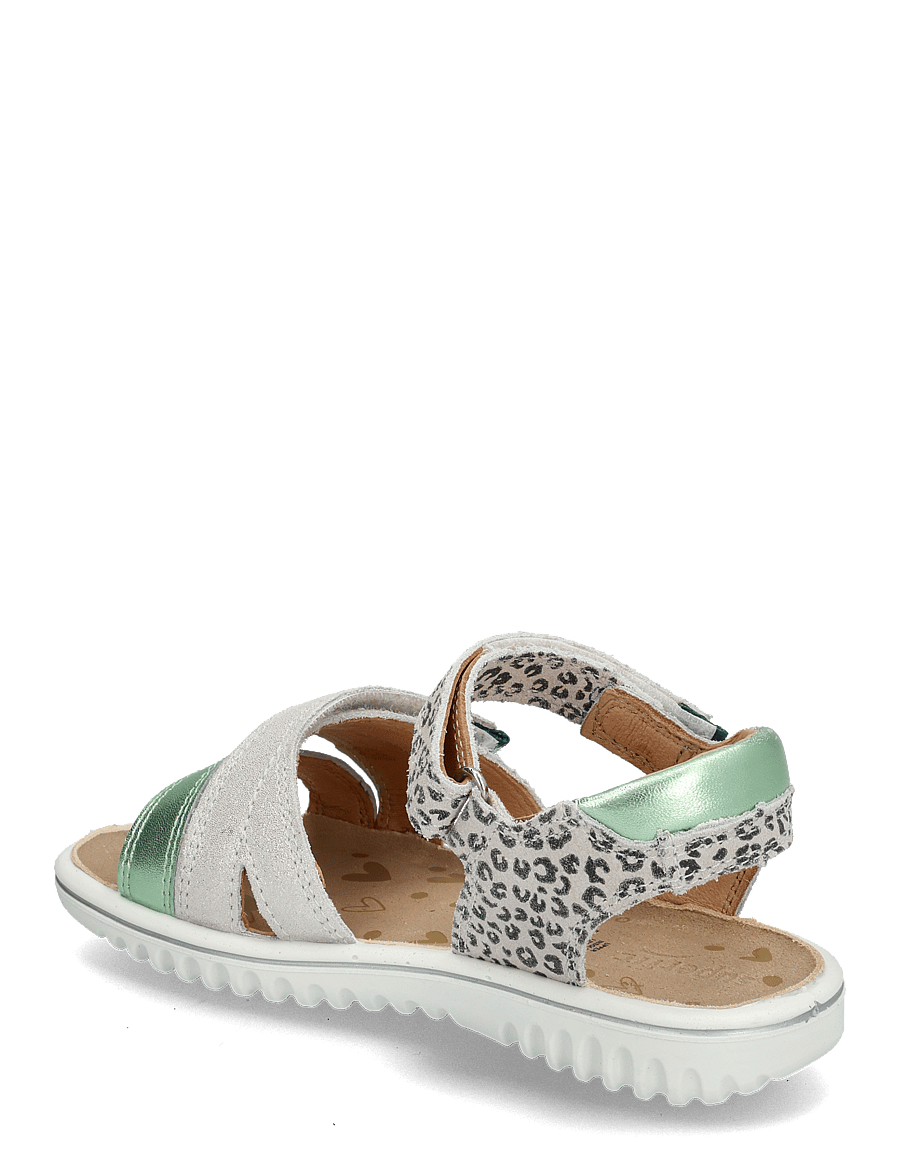 Superfit - SPARKLE - sandalar - white/lightgreen - 2