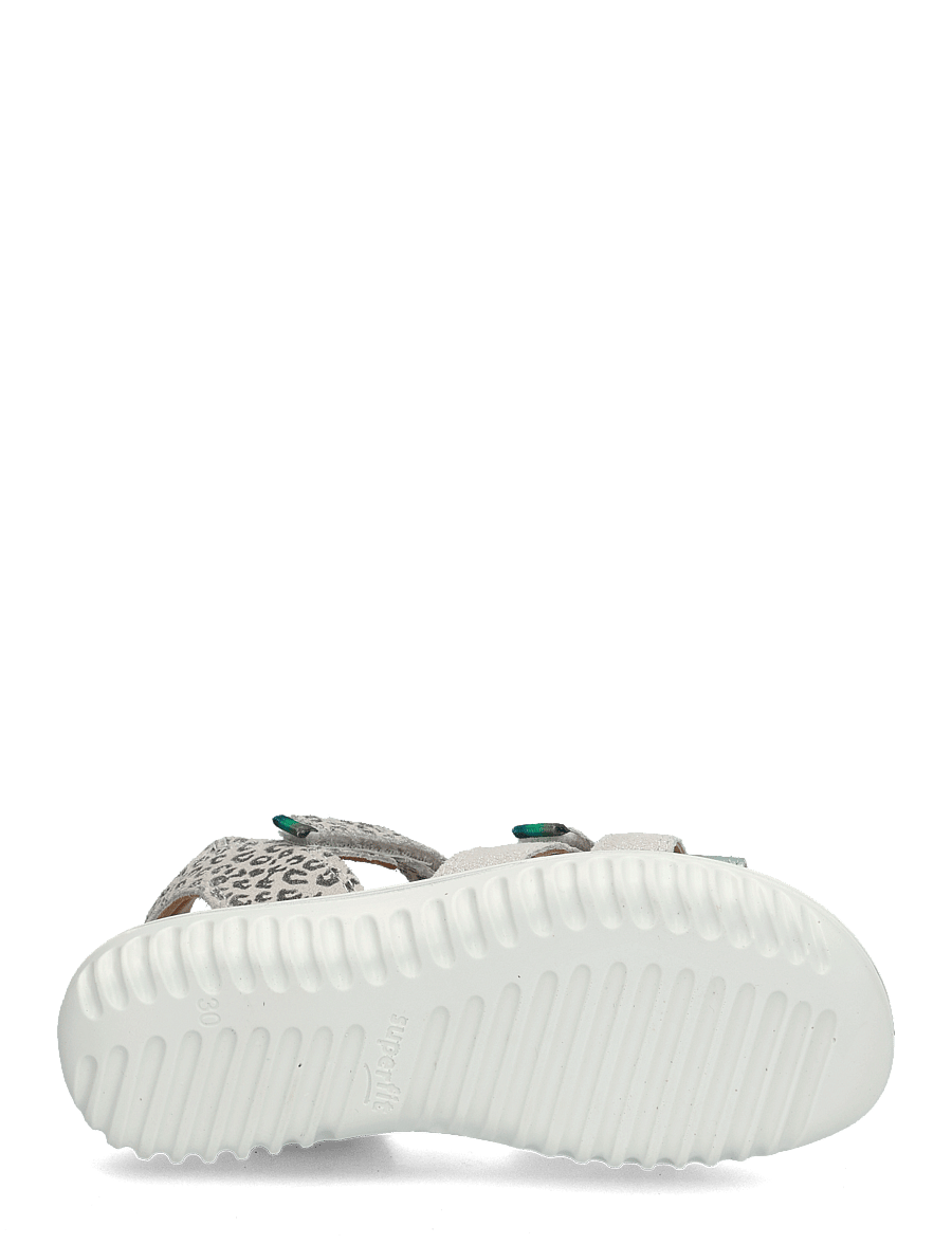Superfit - SPARKLE - sandalar - white/lightgreen - 4