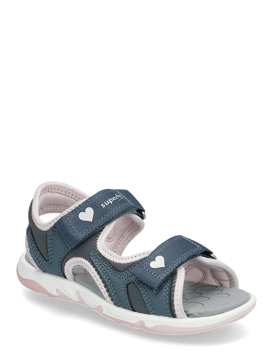 Superfit - PEBBLES - sandalen - blue/rose - 0