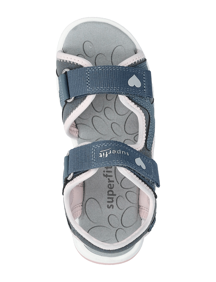Superfit - PEBBLES - sandalen - blue/rose - 3