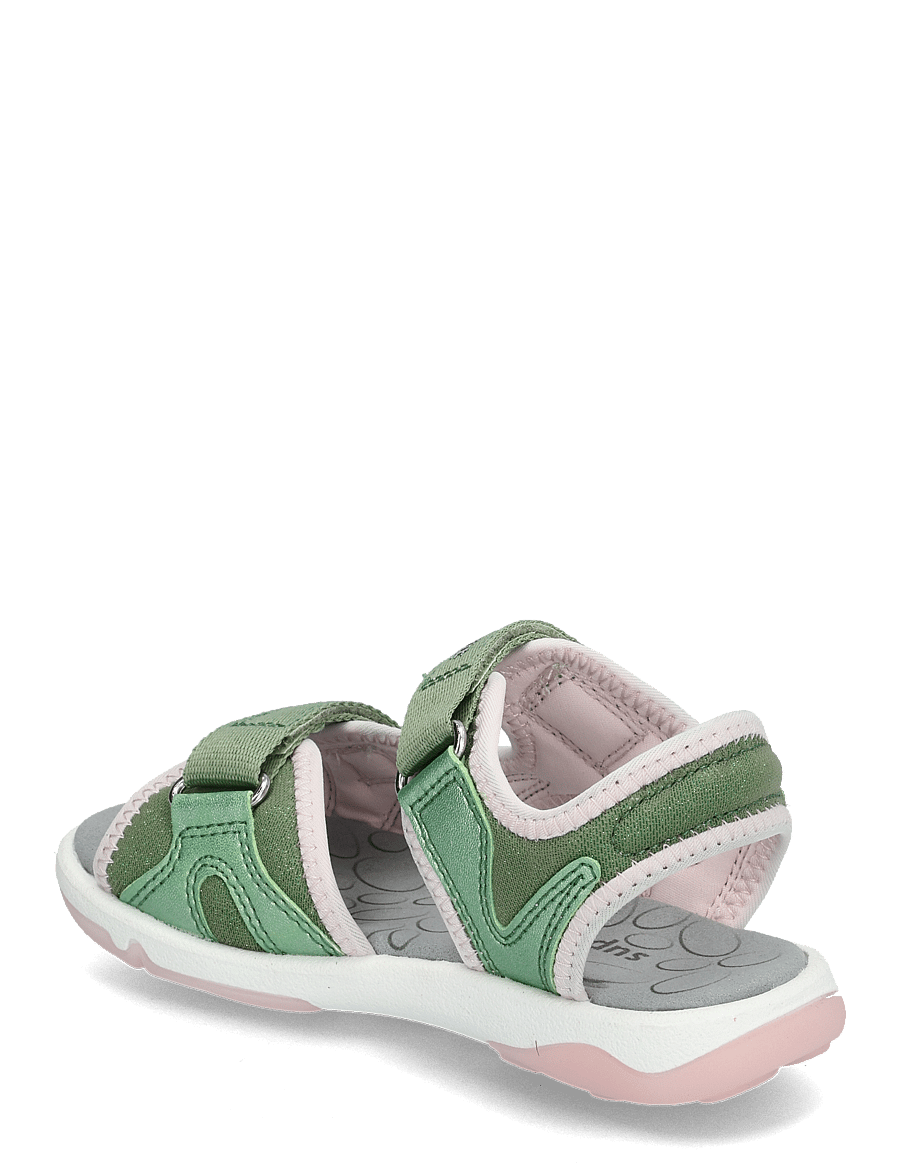 Superfit - PEBBLES - sandalen - lightgreen/rose - 2