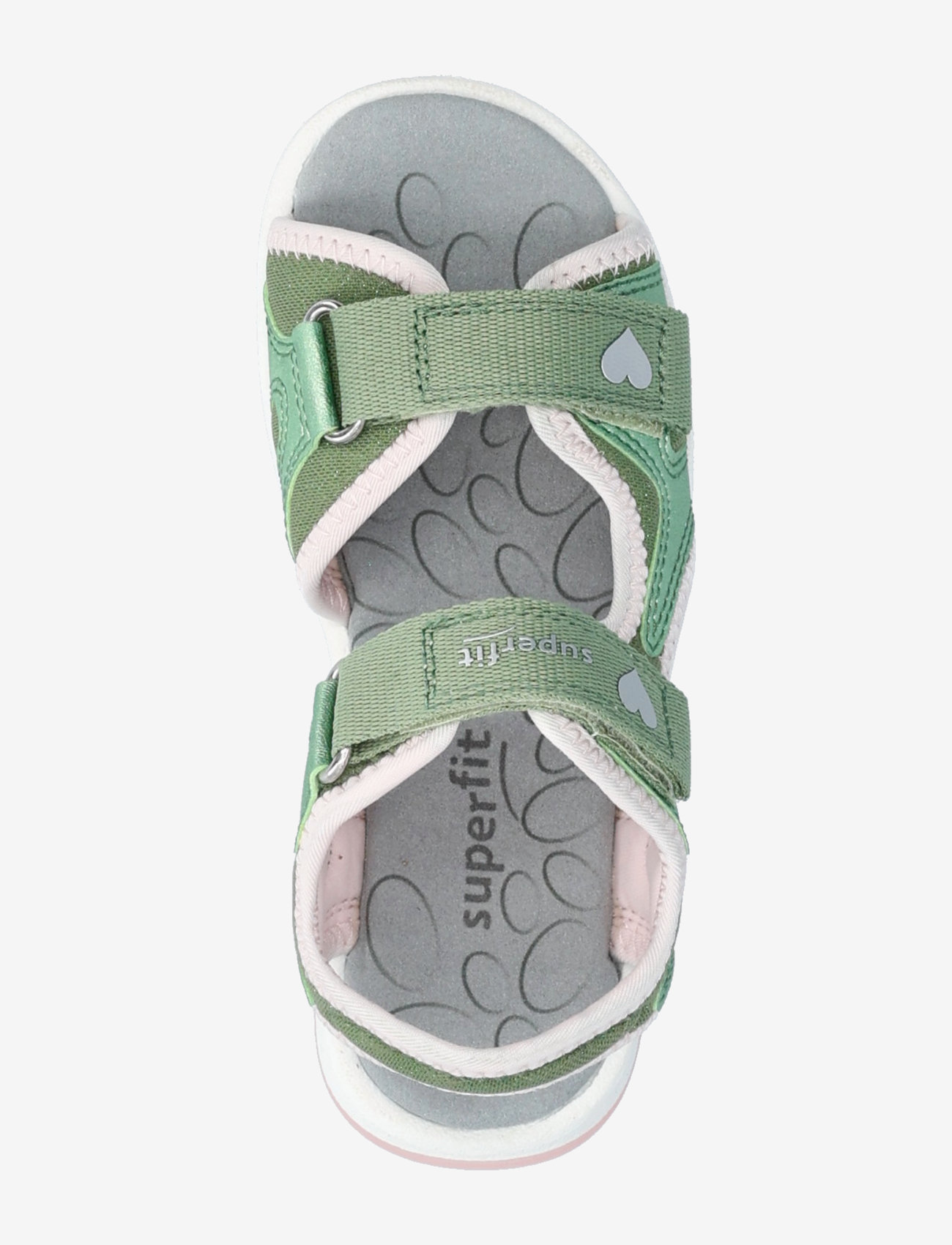 Superfit - PEBBLES - sandaler - lightgreen/rose - 3