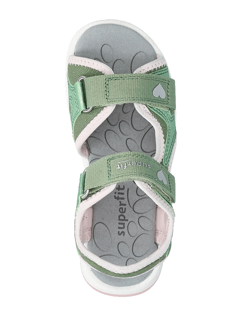 Superfit - PEBBLES - sandaler - lightgreen/rose - 3