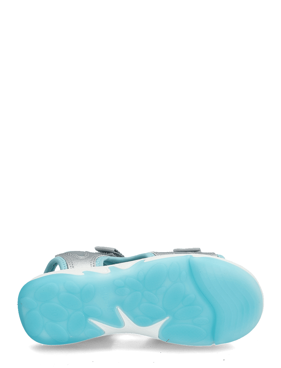 Superfit - PEBBLES - sandaler - lightgrey/lightgreen - 4