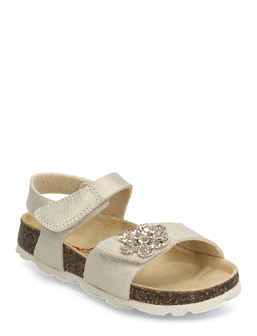 Superfit - FUSSBETTPANTOFFEL - sandalen - gold - 0