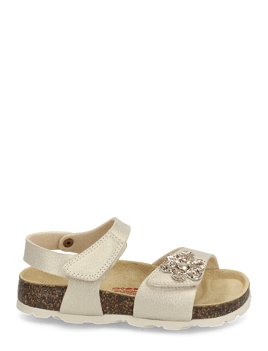 Superfit - FUSSBETTPANTOFFEL - sandalen - gold - 1
