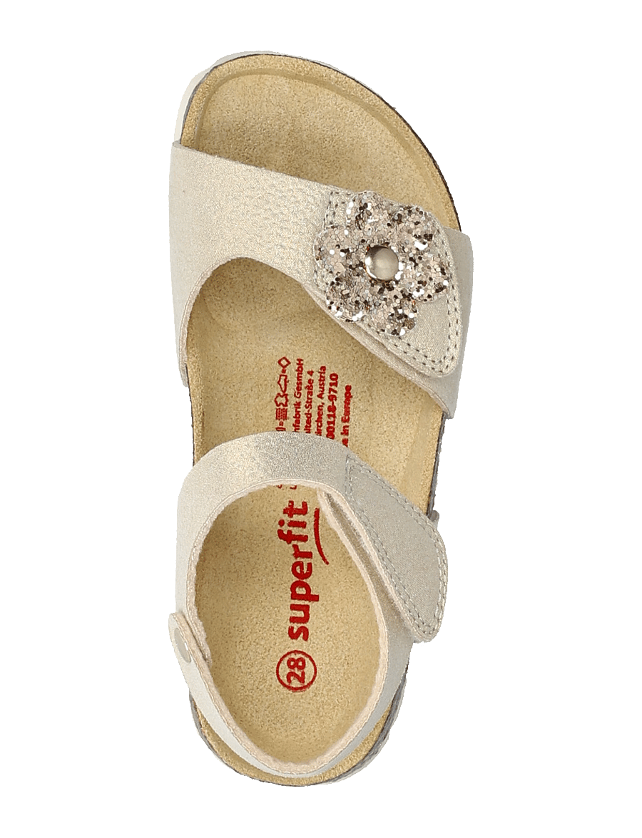 Superfit - FUSSBETTPANTOFFEL - sandalen - gold - 3