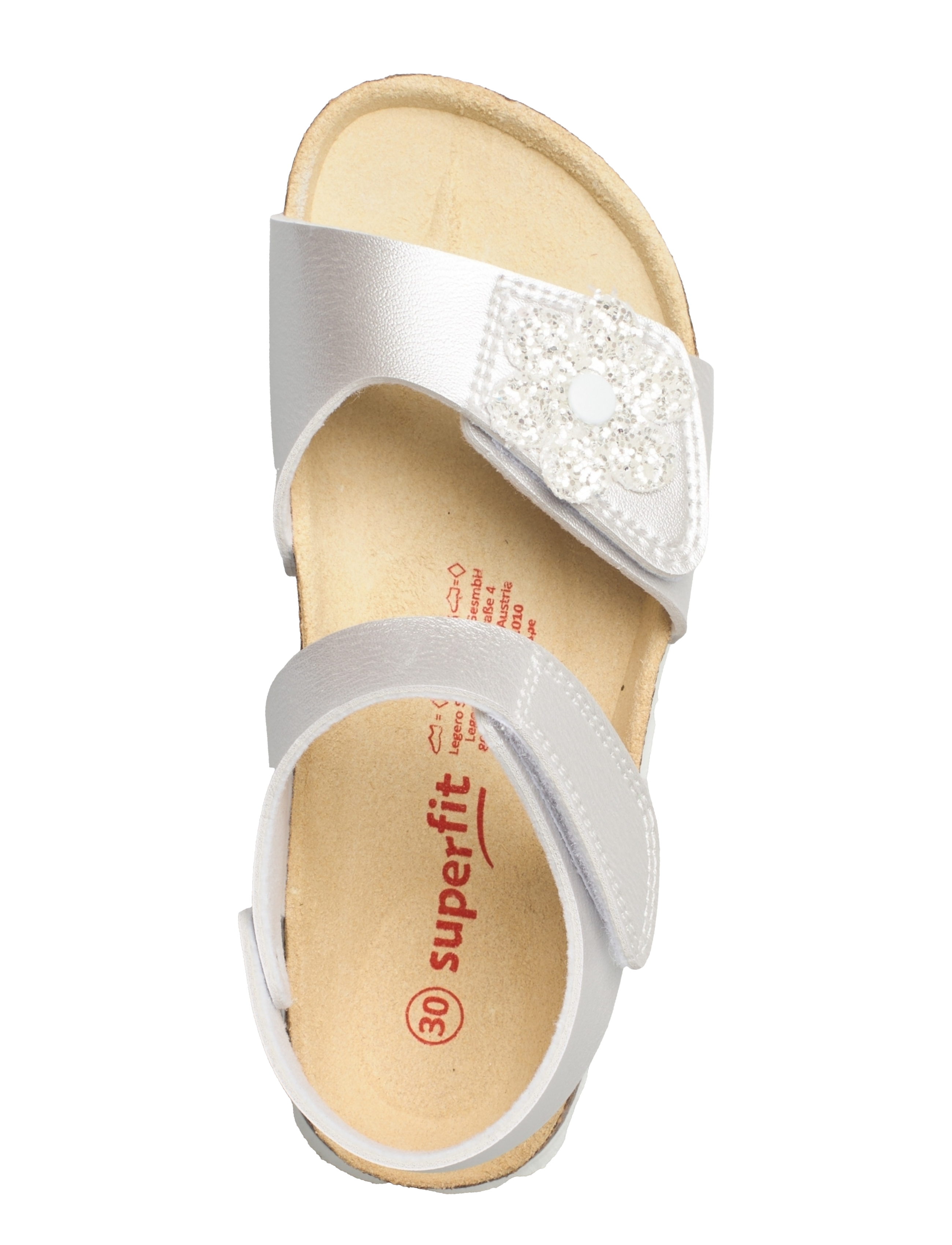 Superfit - FUSSBETTPANTOFFEL - sandalen - white - 3